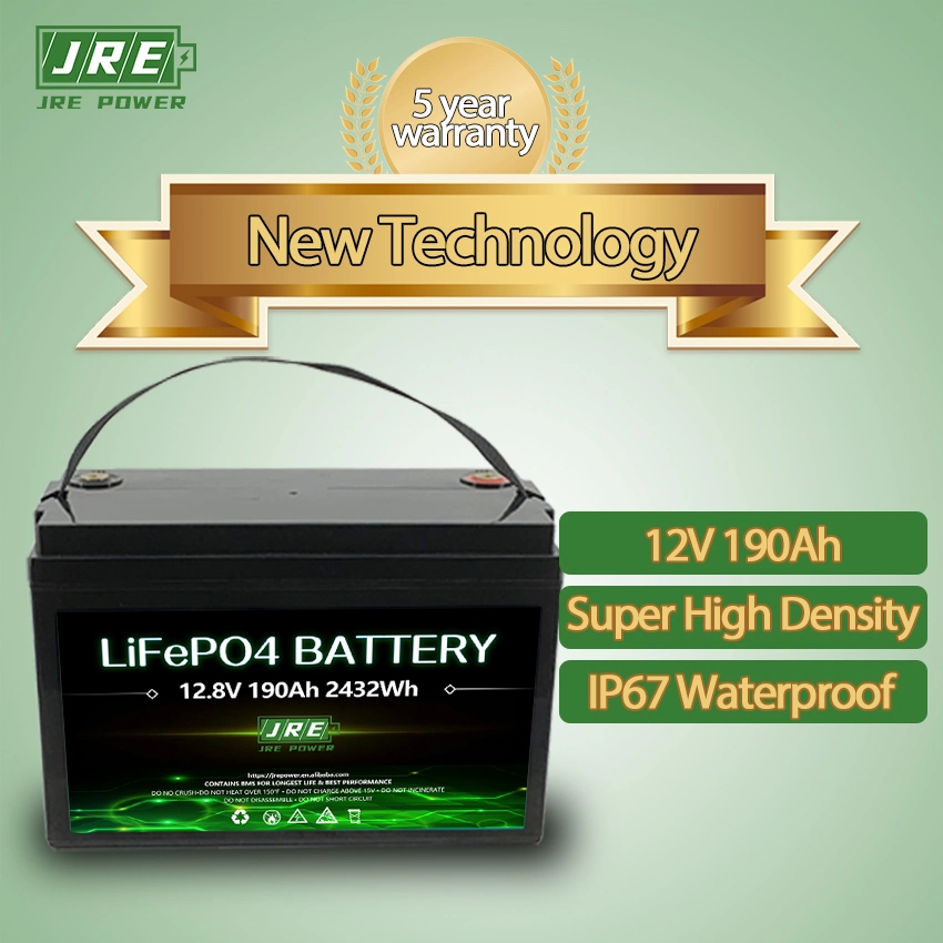 Large Capacity 12V 190ah LiFePO4 Battery/Rechargeable Lithium Battery