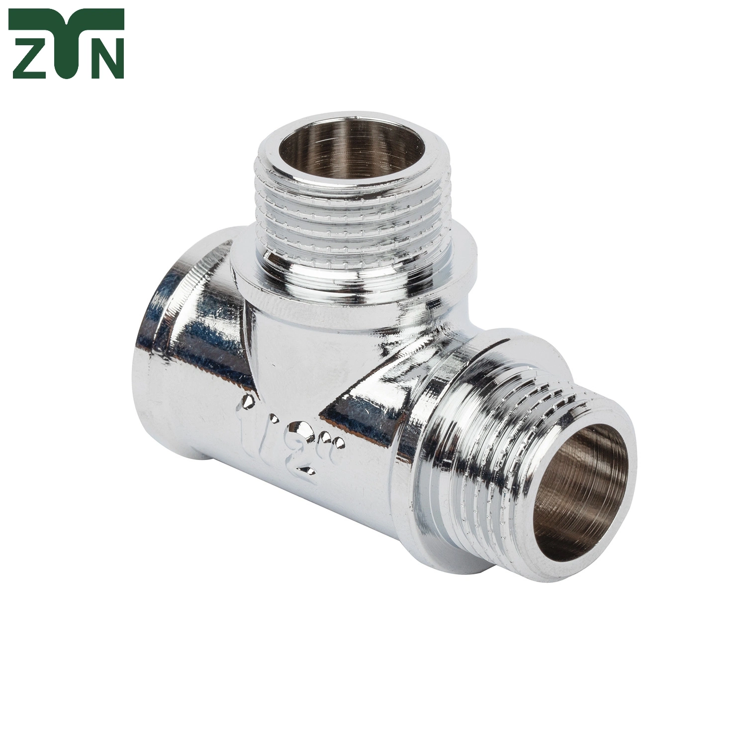 Nickel Coated Brass Material Bite Type Pneumatic Tube Air Connectors Ferrule Fitting