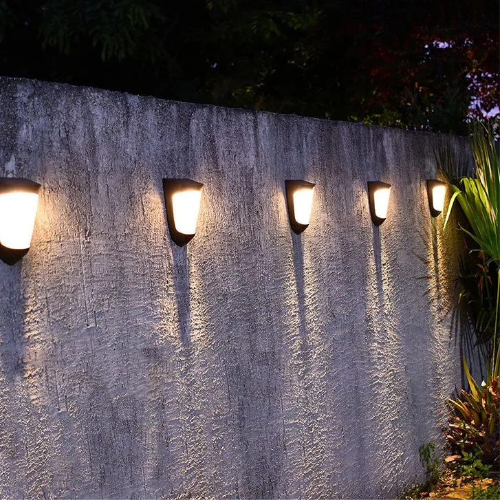 LED Solar Wall Washer Light Outdoor Wasserdichte Zaun Licht Wand Licht