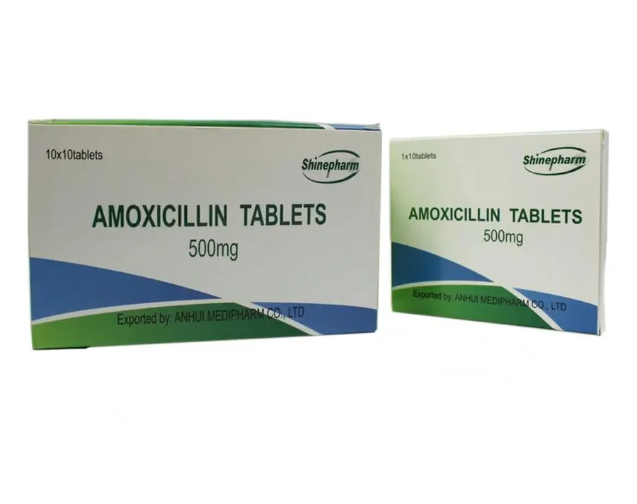 Amoxicilina Tablets 500mg Medicina Occidental con GMP