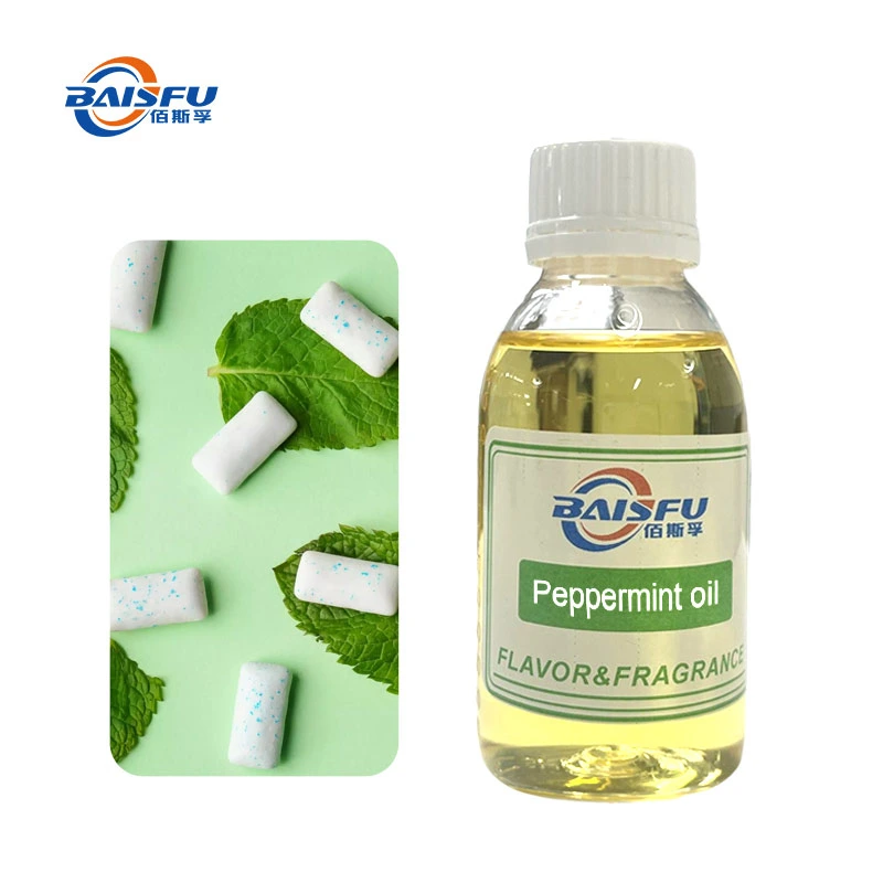 Aceite de menta CAS#8006-90-4 para pasta dental polvo de dientes aditivo cosmético de alimentos