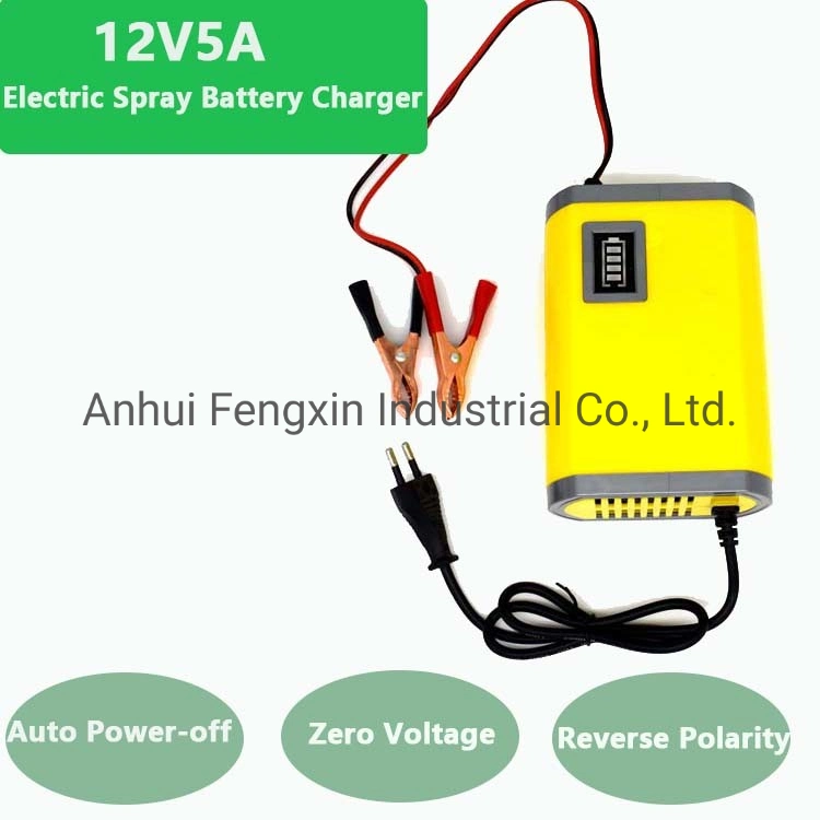 12V Electric Spray Storage Lead Acid Battery Charger for Electrical Bicycle/ Car Battery