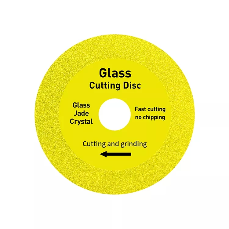 Ultra-Thinglass Disco de corte de la rueda de la hoja de sierra de corte de vidrio cerámico para la amoladora angular 4'' de la hoja de sierra de diamante 100mm de grosor Disco de corte