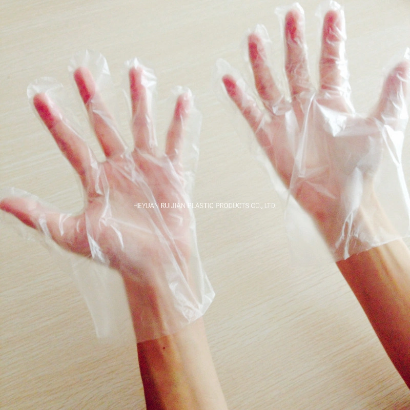 Food Grade Plastic Disposable Gloves/Protective Gloves