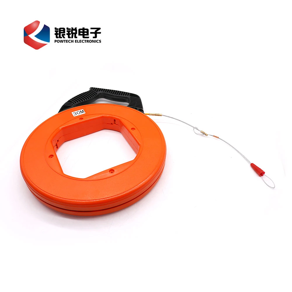 High Strength Dia. 4mm Fiberglass Fish Tape Cable & Wire Pulling Tool