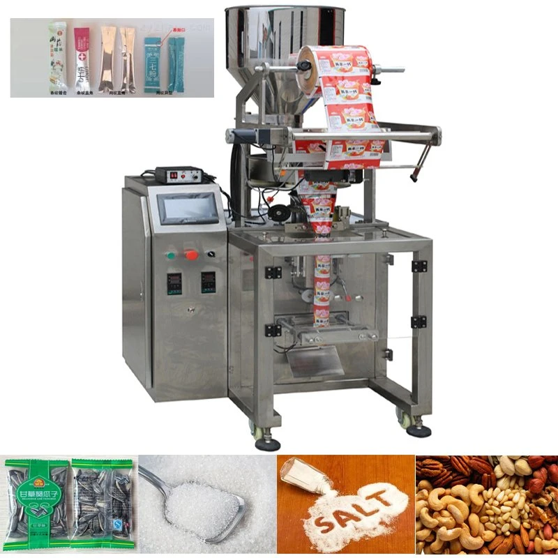 Embalagem de enchimento vertical automática de snacks/arroz/feijão/sementes/especiarias/saqueta de açúcar Máquina com volumétrico Copo