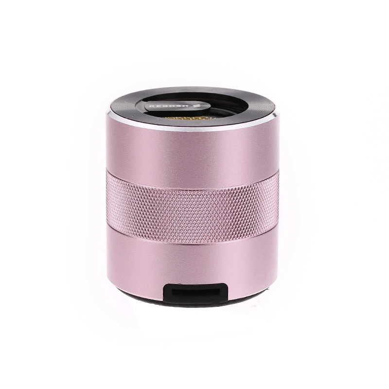 Factory Wholesale/Supplier Cheap Computer Small Steel Cannon Colorful Bass Sound Mini Speaker Aluminum Alloy Radio FM Am Wireless Bluetooth Speaker