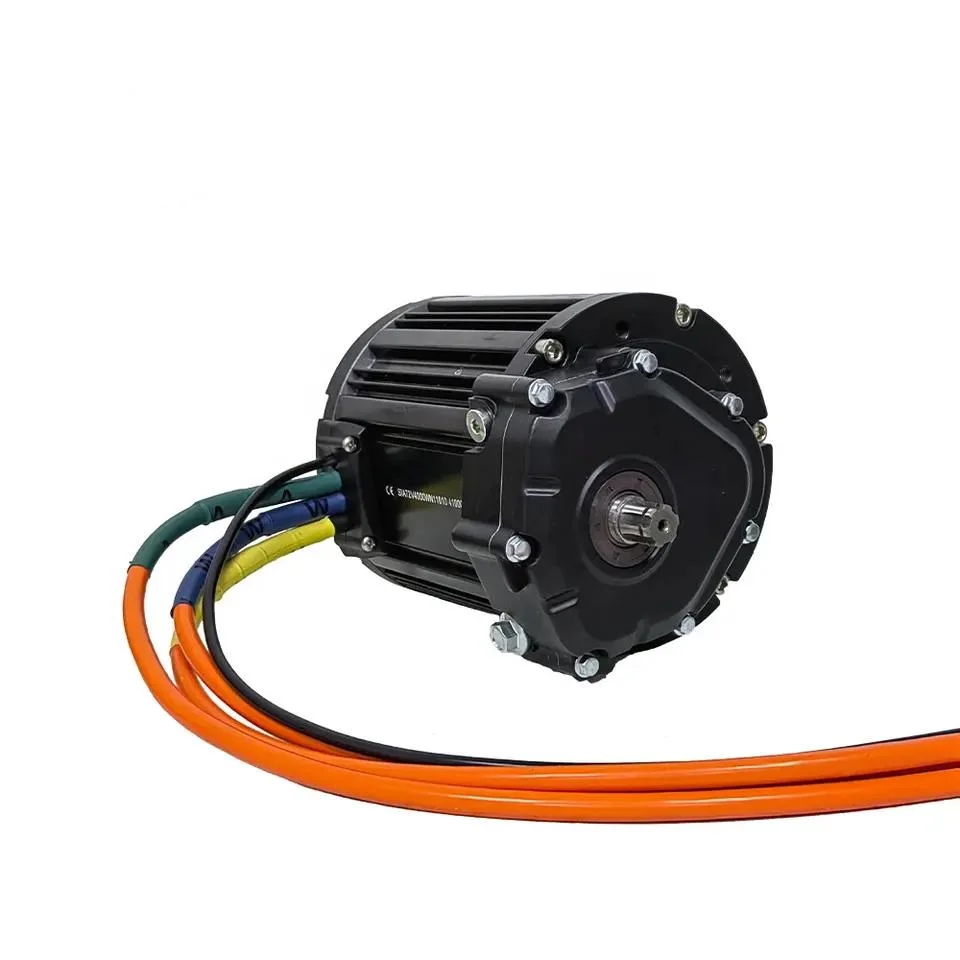 QS138 4000W 90h V3 with Gear Box MID Drive Motor for Electric Motorcycle