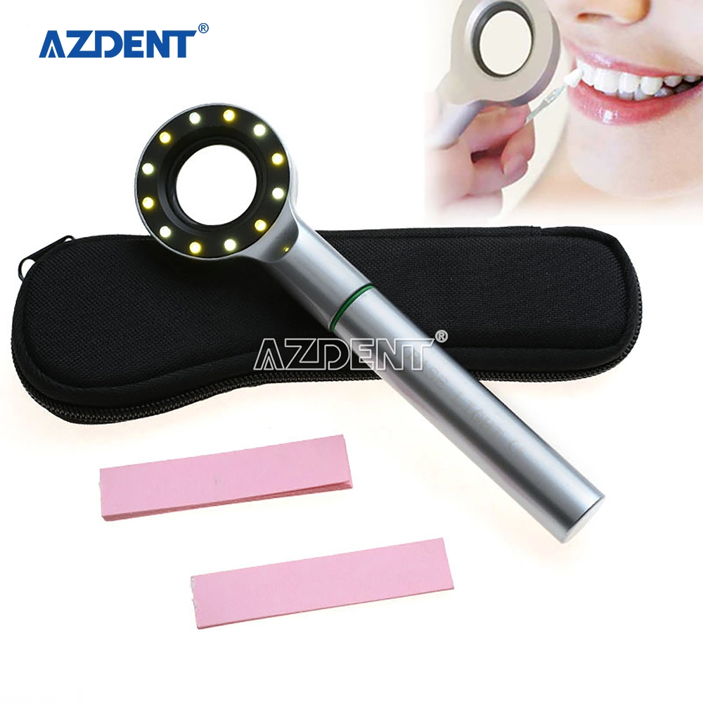 Azdent Dental 12 светодиодный основание Световое кольцо Цвет зуба Контраст Светлый