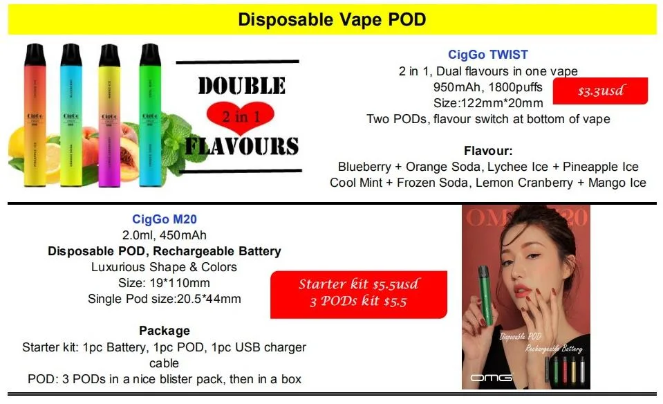 Wholesale/Supplier Price Puff Bars Puff Xtra Puff Plus Puff Xxx Puff XXL 1800 Puffs with Different Flavors Electronic Cigarette
