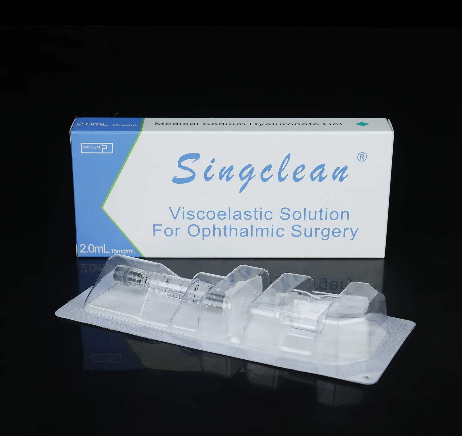 Suitable Singclean 1ml, 2ml, Bd Brand Syringe in Blister Cataract Extraction Surgery Viscoelastic for Adult