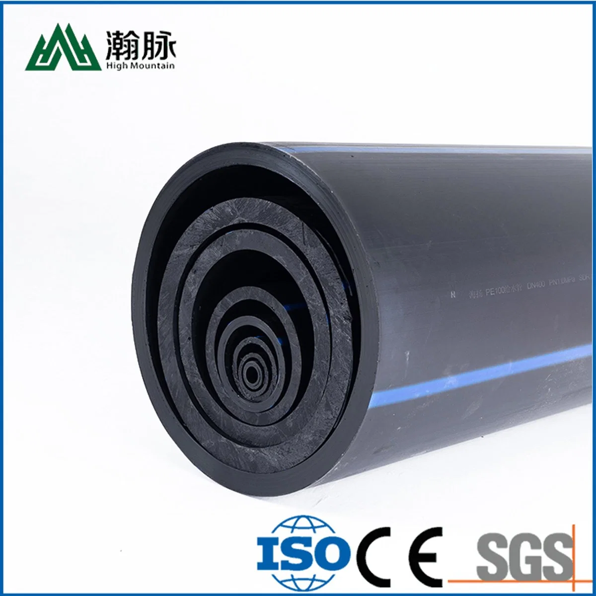 Factory Directly Supply PP Steel Reinforced 100 Meters Roll 63mm HDPE Pipe