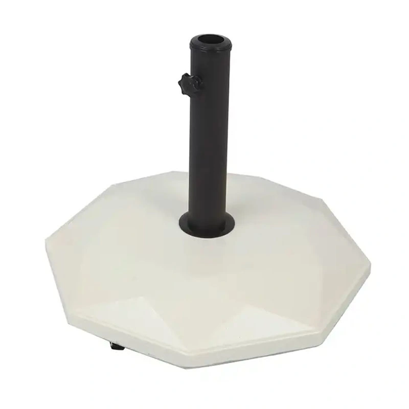 Base for Straight Umbrella with Circle Pattern Outdoor Resin Patio Plastic Umbrella Base Tianhua Yihe Outdoor Furniture Umbrella Base Stand