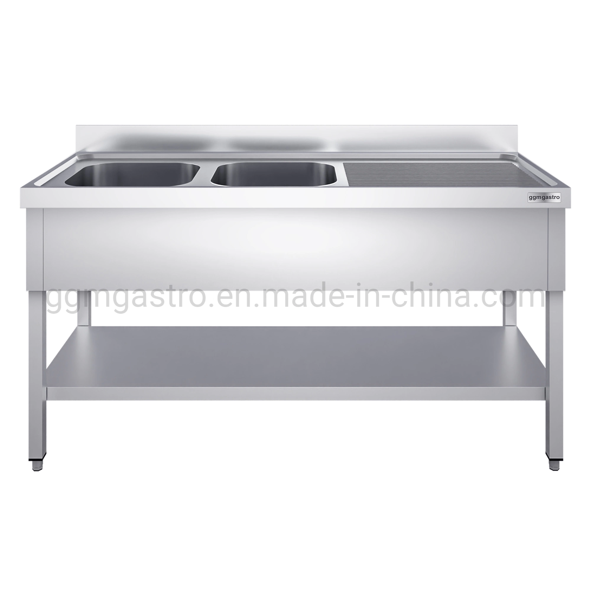 Stainless Steel Sink Unit Dishwasher with Cabinet