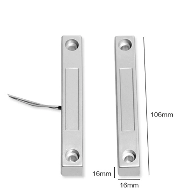 Contacto magnético con cable interruptor normalmente cerrado la puerta abierta de la alarma del sensor