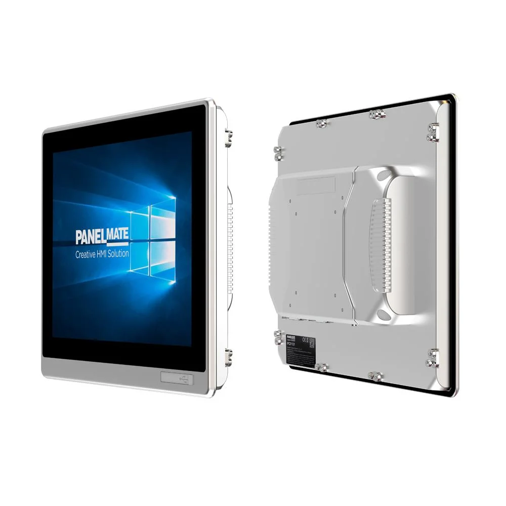 12.1 Inch Industrial Embedded PC IP65 Waterproof Dustproof Tempered Glass Screen Intel Skylake I3 CPU 7100u Codesys Fanless All-in-One Computer HMI Panel PC