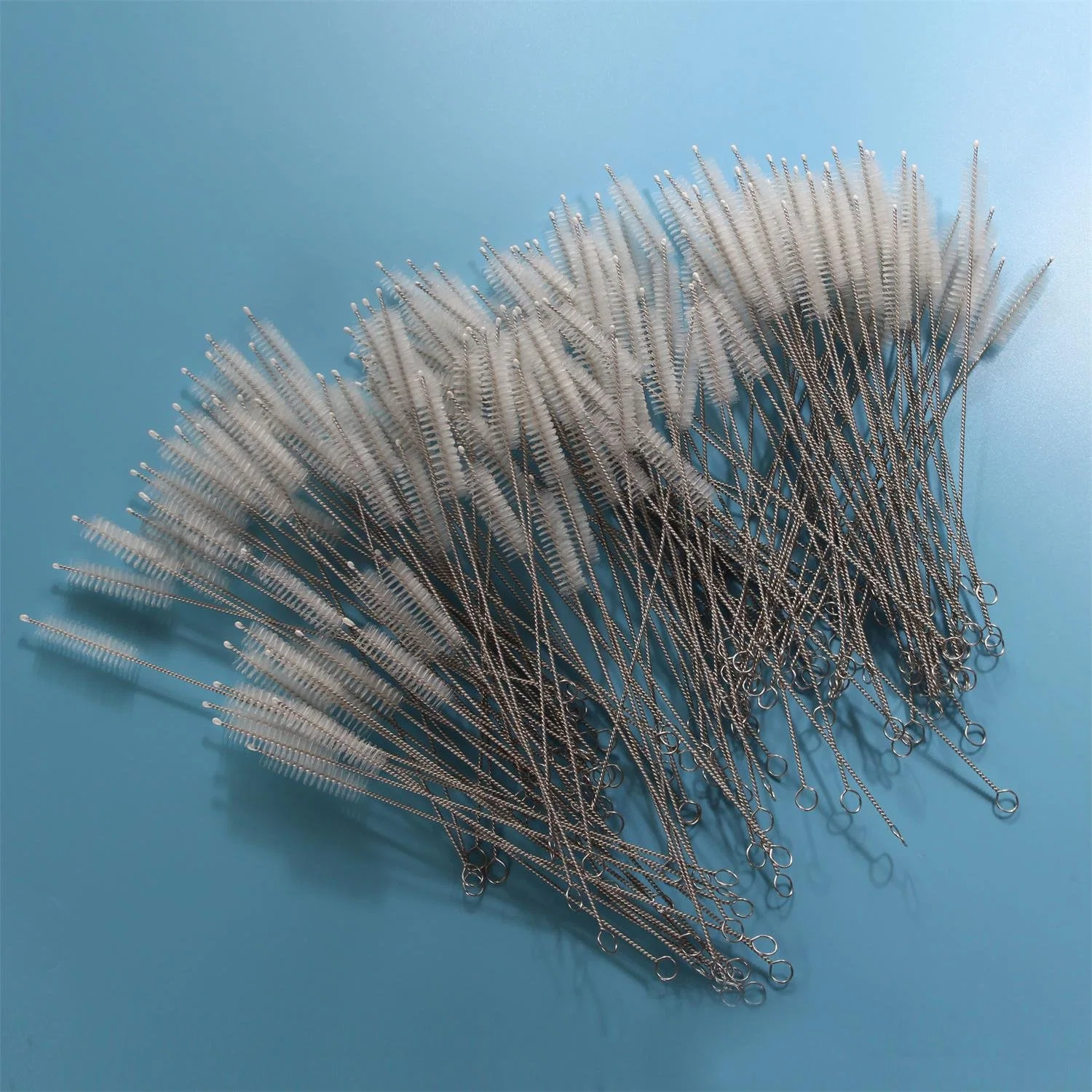 Small Nylon Bristle Medical Tube Cleaning Brushes