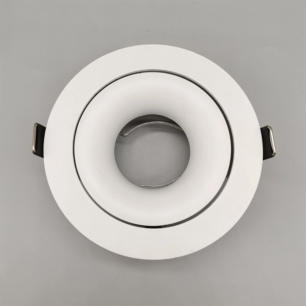 Rotation GU10 MR16 Fixation Spot Lumière Blanc Noir Carré Rond GU10 Downlight