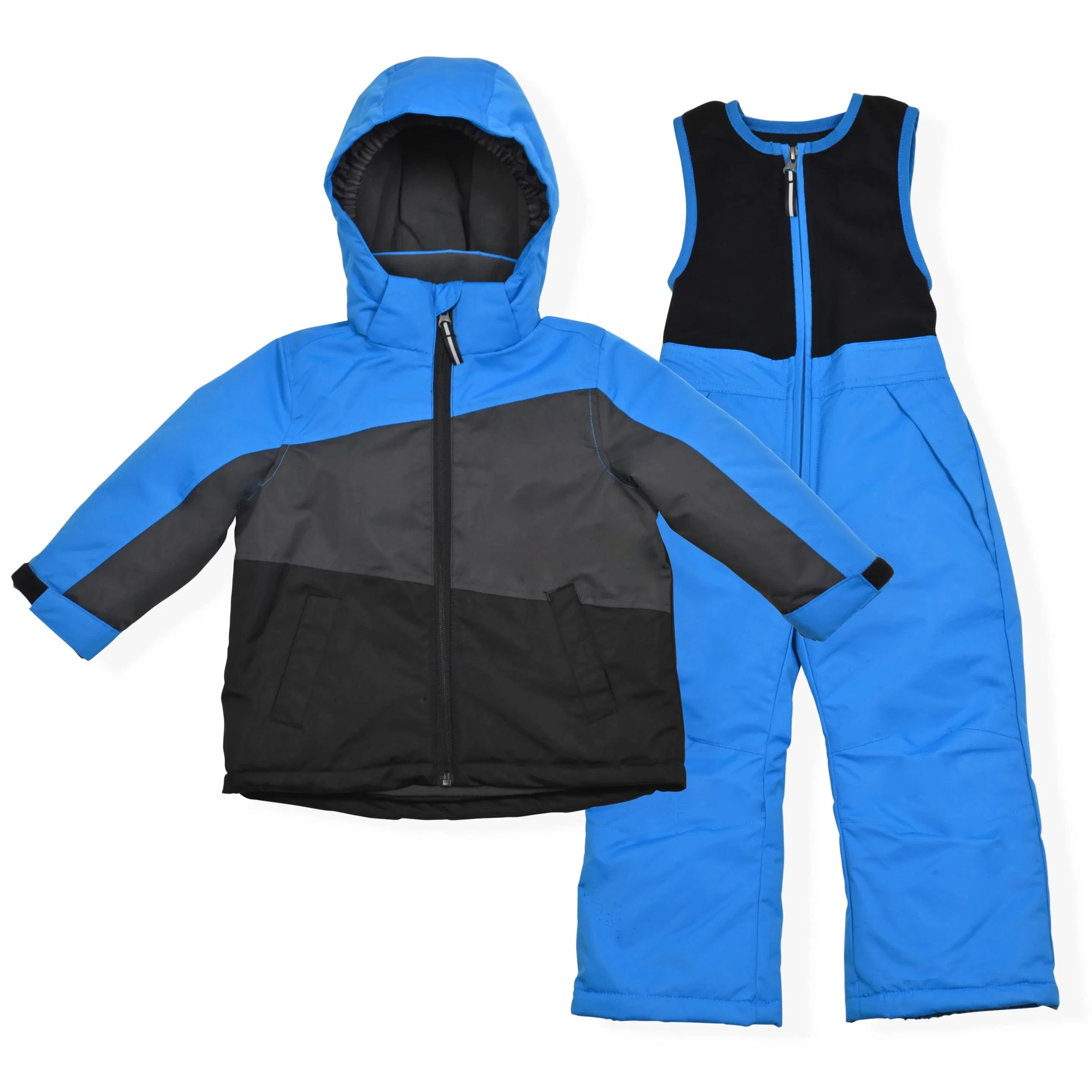 Asiapo Original Factory Boys Kids Royal Blue Winter Outdoor Two-Piece Waterproof Snowsuit in Cold Temperatures