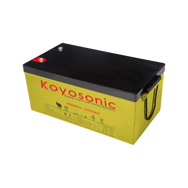 Koyosonic 12V 200Ah Tiefzyklus-Batterie Solarpanel Batteriestrom Speicher Neue Energie Solarzelle