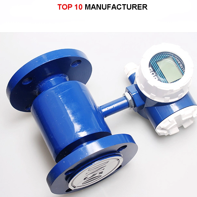 Remote Type Electromagnetic Flow Meter with LCD display