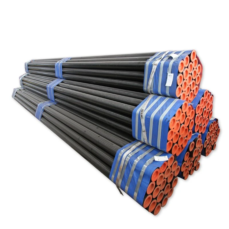 Low Price Seamless Carbon Steel Pipe Tube Seamless Casing and Tubing Carbon Steel Tubes Black Painted