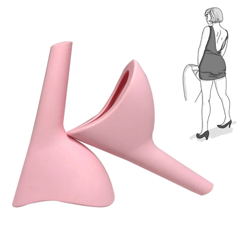 Mujer portátil exterior de silicona pie URINAL PEE