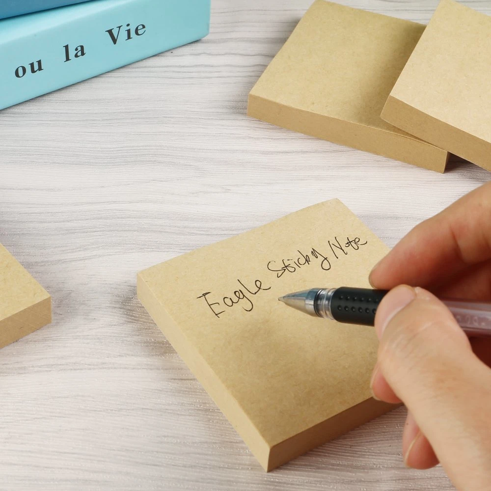 Eagle Hot Kraft Paper Block Memo Pad for Office