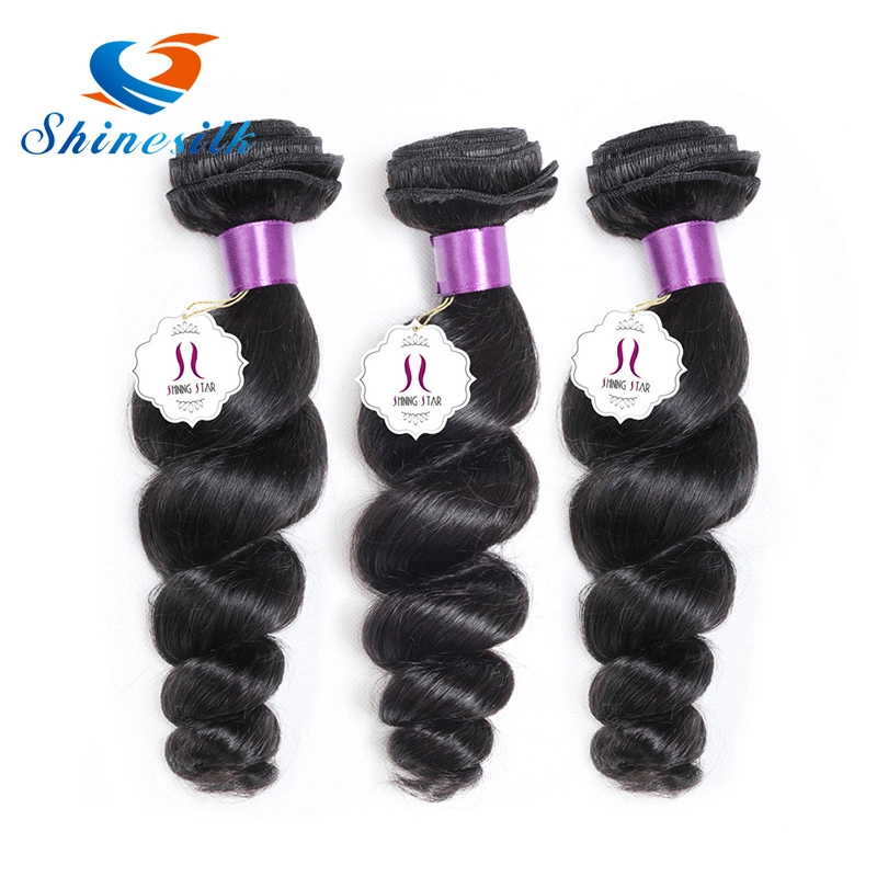 Peruvian Loose Wave Virgin Hair Bundles Deals Human Hair Weave