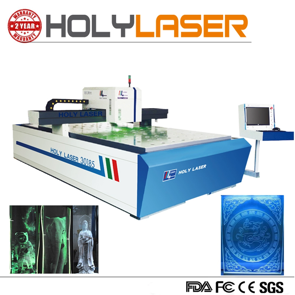 Agent Want Large Scale Glass Crystal Laser Engraving Machine/Laser Marking Machine for Glass Crystal Acrylic Materials