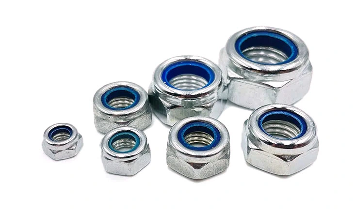 Original Factory Wholesale/Supplier Fasteners Stainless Steel Nylon Insert Hex Flange Lock Nut DIN6926