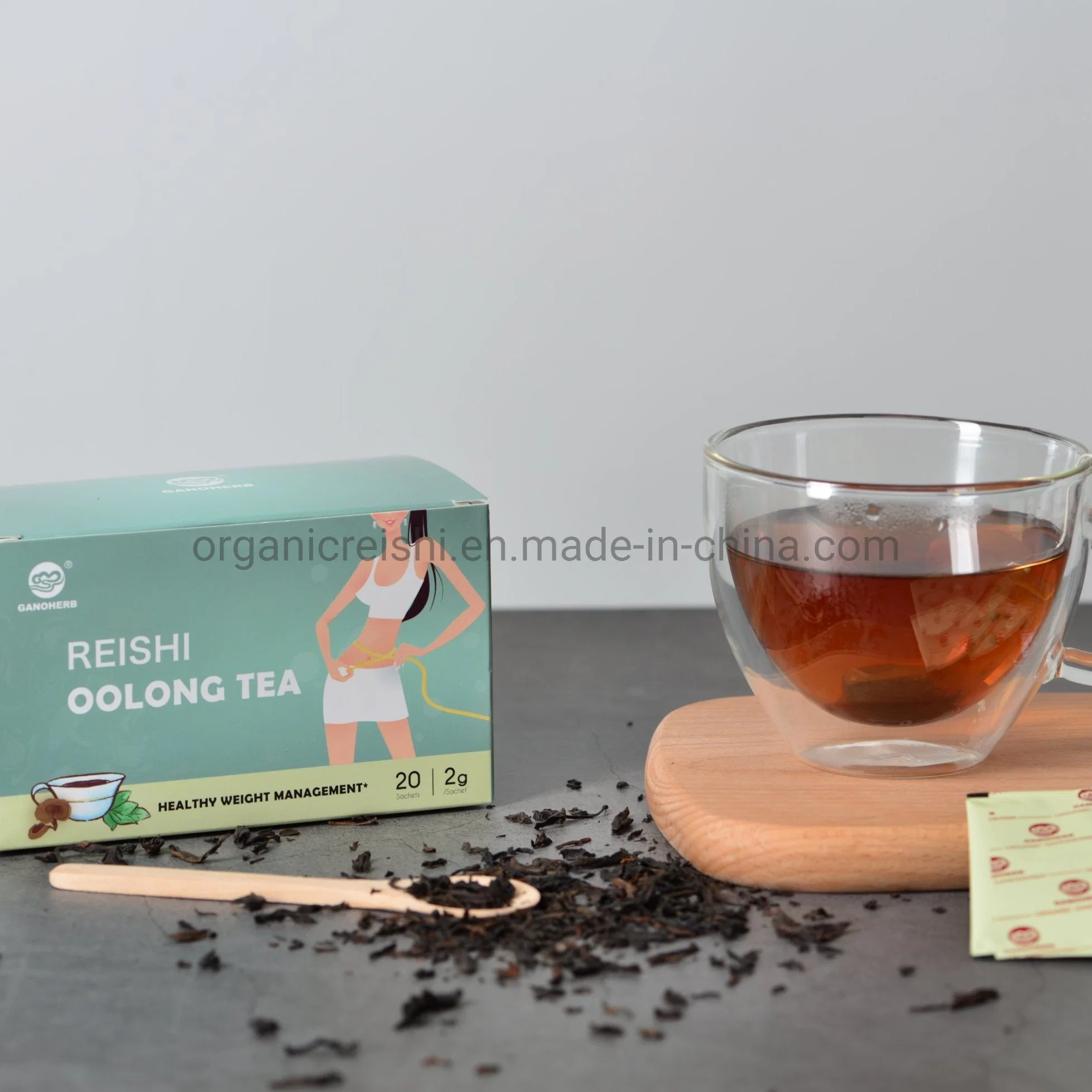 High quality/High cost performance  Natural Organic Loose Reishi Oolong Tea