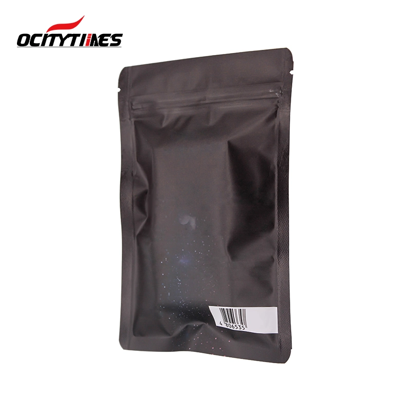 Custom Compostable Recyclable Zipper Lock Biodegradable Kraft Paper Flat Bottom Coffee Tea Food Plastic Packaging Bag