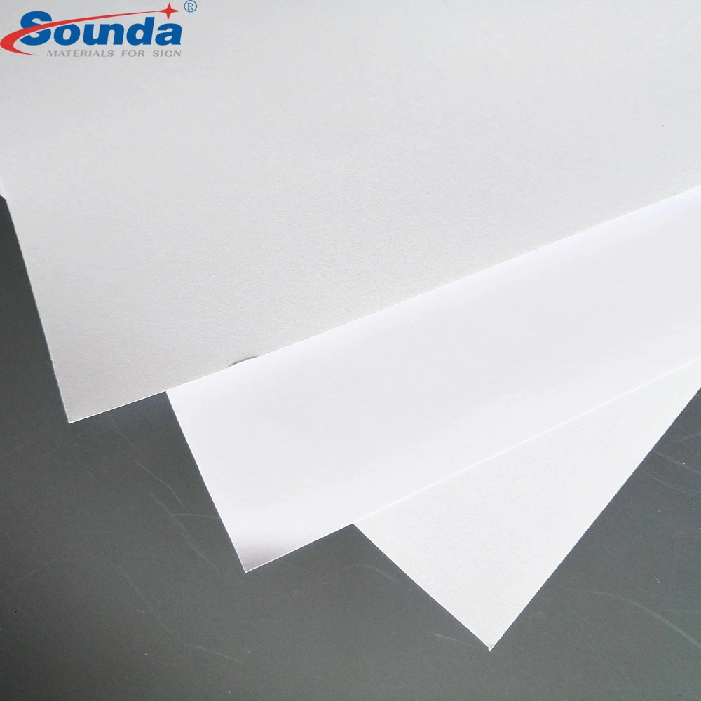 PVC Self Adhesive-Backed Vinyl for Digital Print Media High Tack Permanent