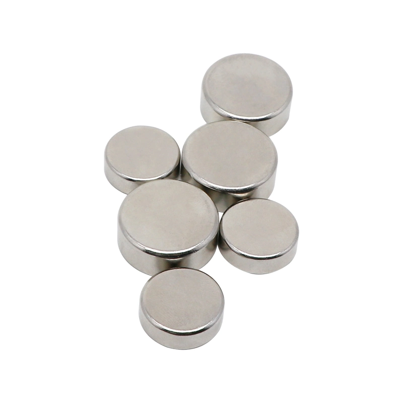 High Power Nickel Coating Custom Rare Earth Magnet N48 Permanent Neodymium Disc Magnet From Factory