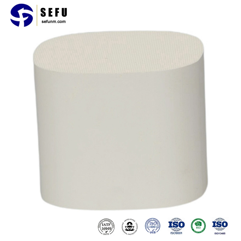 Sefu Ceramic Catalyst Substrate Automotive Three-Way Catalytic Converter Ceramic Filter Element White Carrier