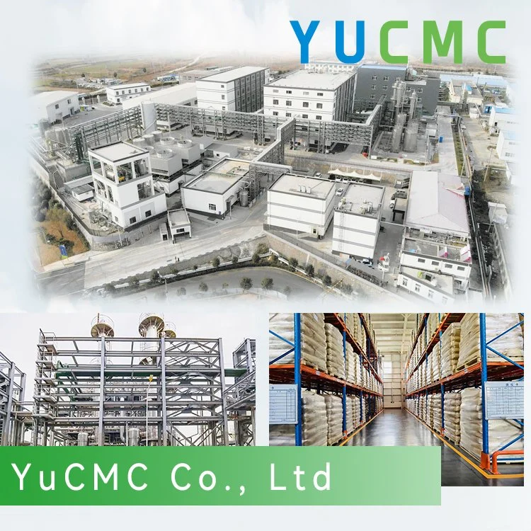 Yucmc ingrediente alimenticio Carboxilmetil Sodio carboximetil celulosa exportante impresión textil Y polvo CMC de grado de tinte