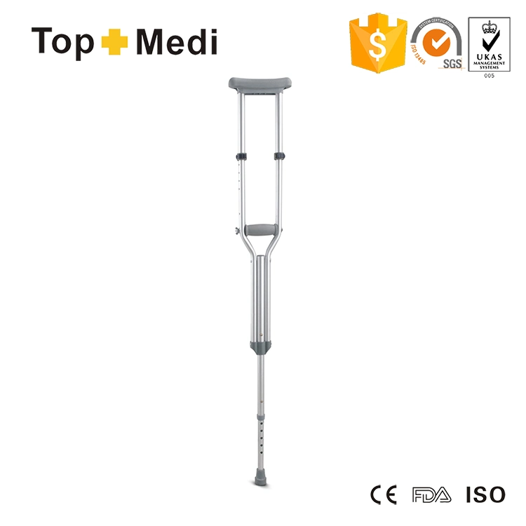 Medical Adjustable Nordic Aluminium Crutch Underarm Walking Stick