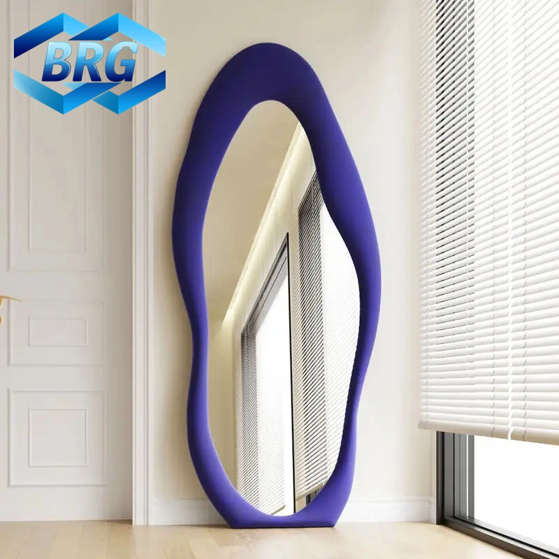 Modern Unique Design Floor Sanding Mirror Ins Decorative for Bathroom