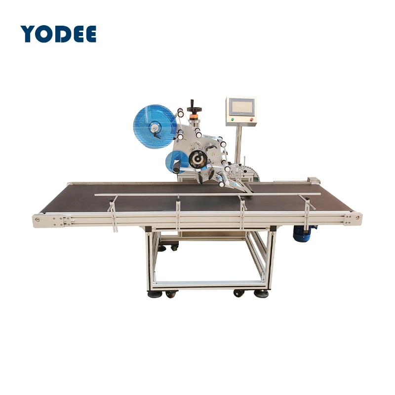 Customized Enlarged Plane Automatic Labeling Machine for Folder / Advertising Paper / Carton / Tape