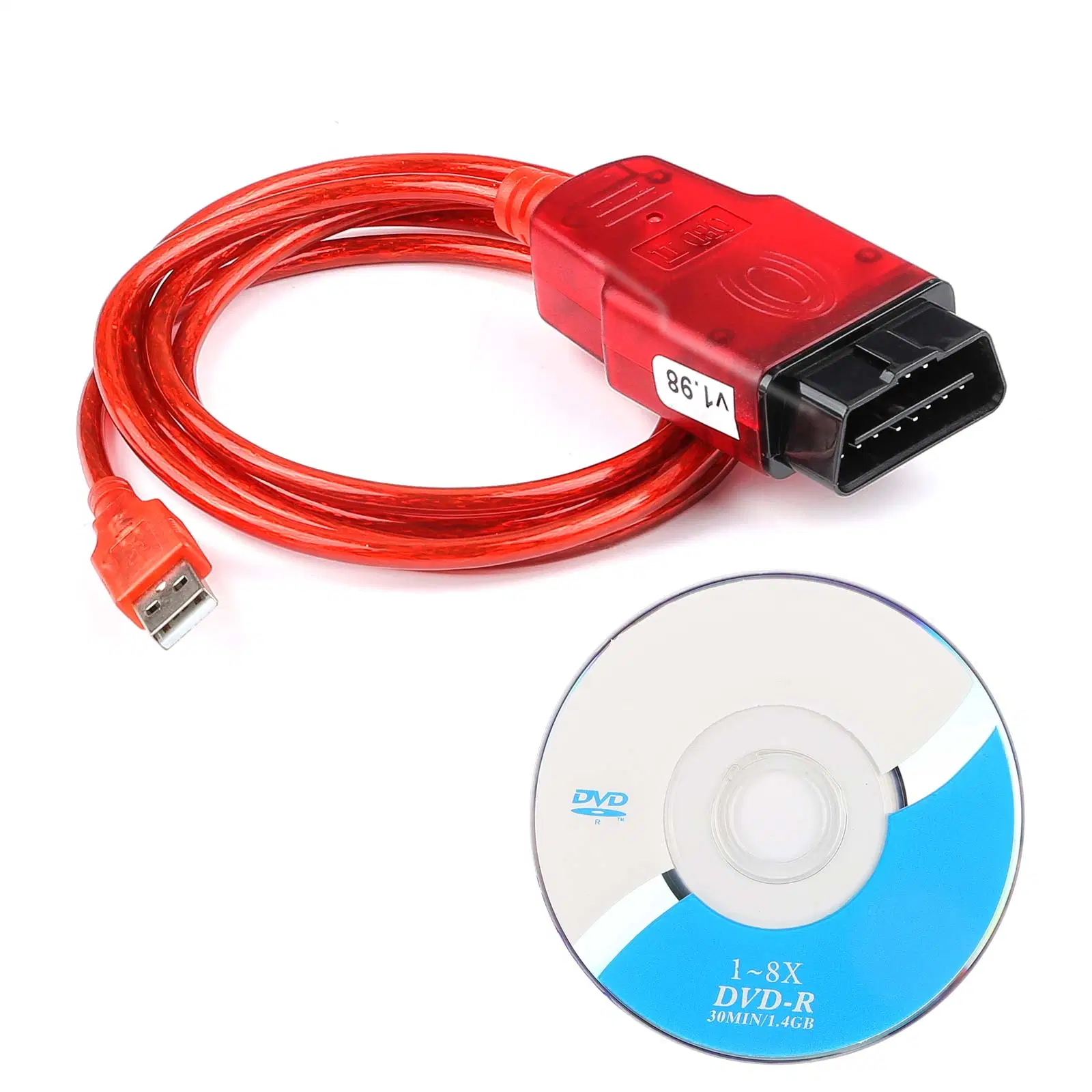 Renolink V1.98 para Renault Programador ECUS OBD2 Reno Link USB Cable de diagnóstico para vehículos Renault/Dacia/Clave de codificación/AIRBAG