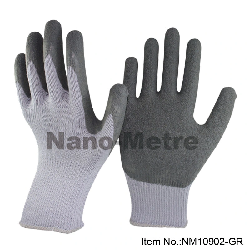 Nmsafety 10g Blue Latex Coated Labor Hand Work Gloves