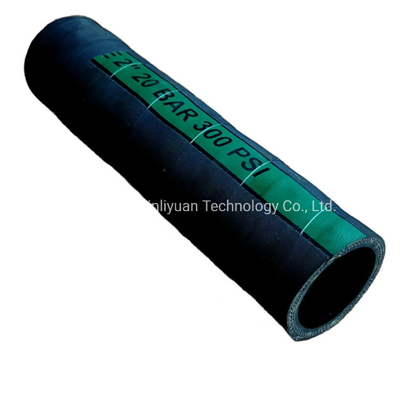 High Pressure 2 Inch Diameter Wrapped Air Water Oil Rubber Hose for Sale