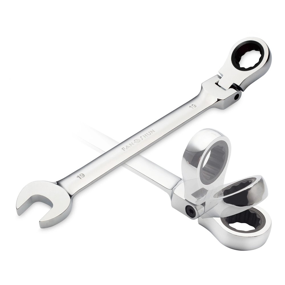 Chrome Planted Ring End Wrench Gear Ratchet Wrench Good Quality Tools