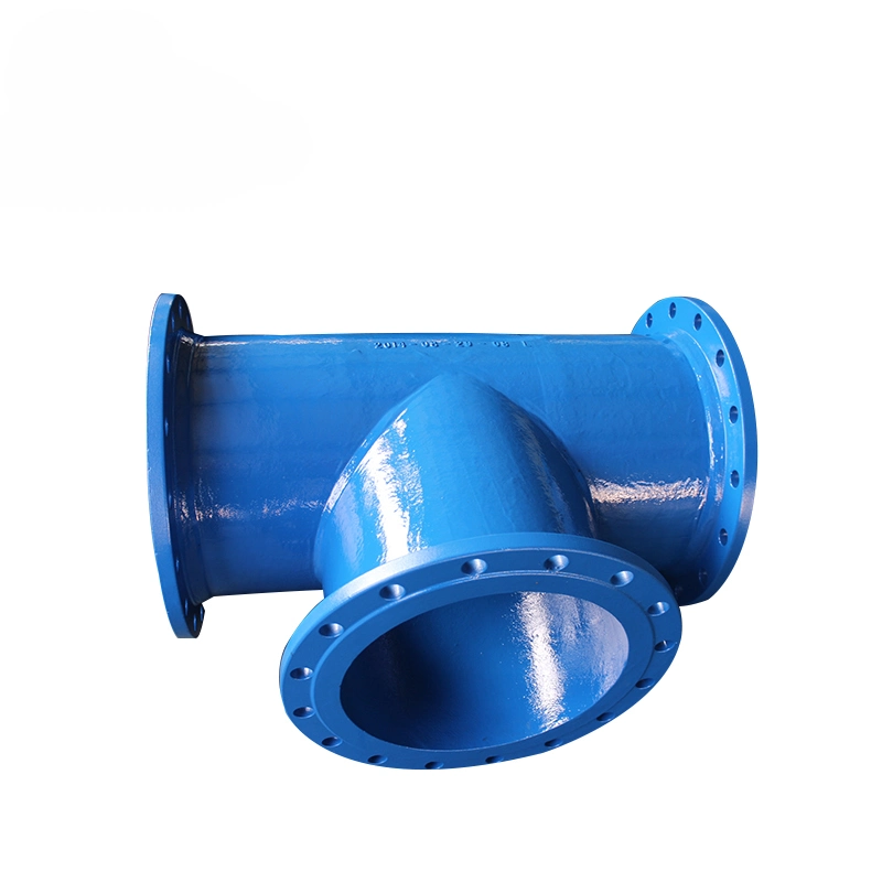 Ductile Cast Iron Pipe Fittings Double Flange Elbow