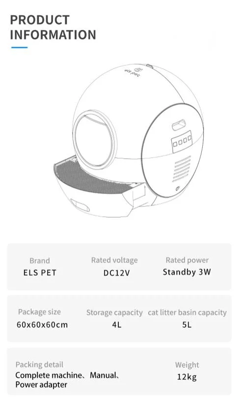 Pet Safe Anti-Clip Automatische Wurfbox Cat Clean Wurfbox