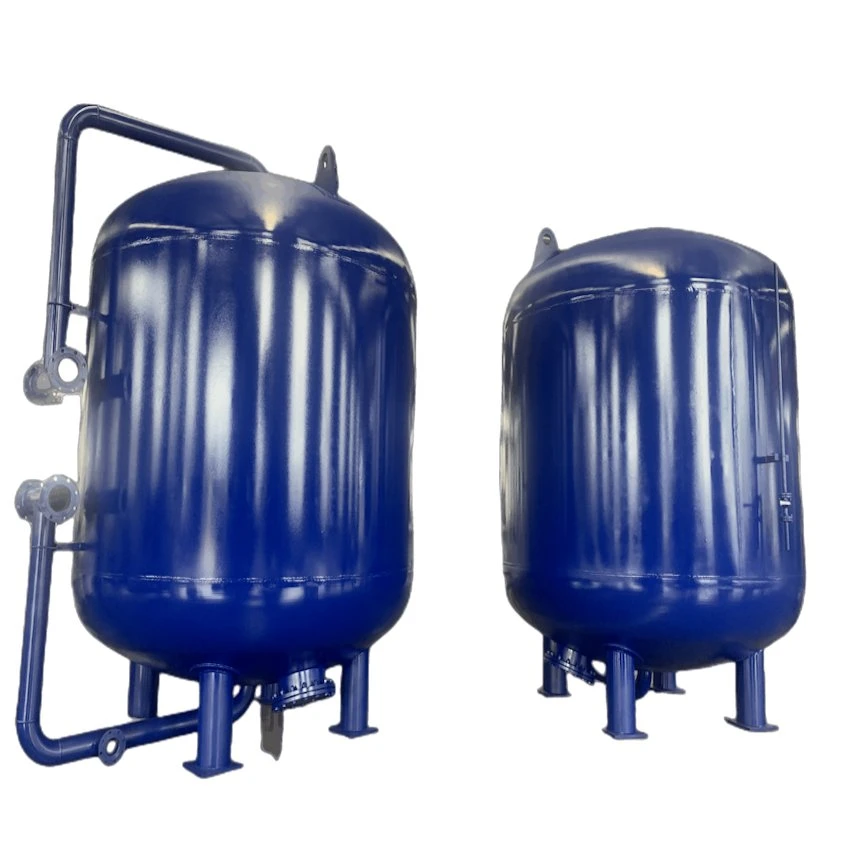 Automatische Carbon Steel Sand Filter Druckfilter Tank Wasseraufbereitung