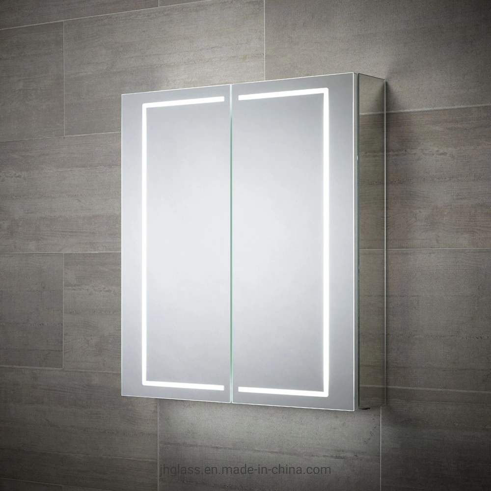 Advanced Stylish Wall Mounted Medicine LED Mirror Cabinet Home Hotel Decoration with Defogger