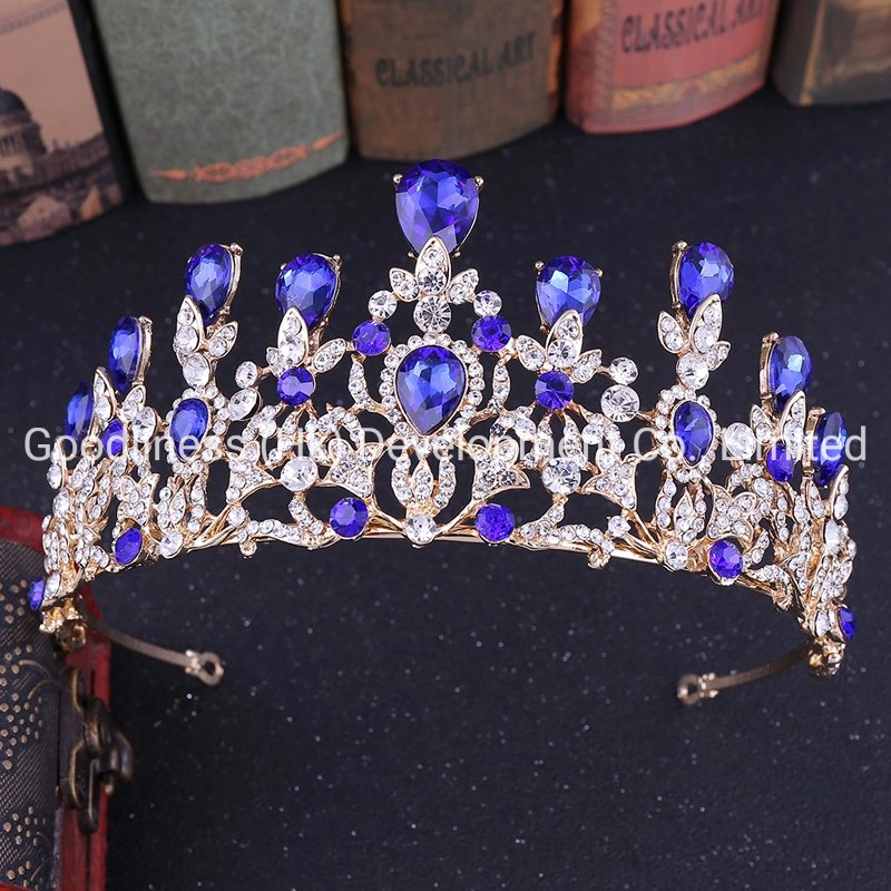 Royal Tiaras Coronas hombres/mujeres de la Prom Pageant diadema adornos de pelo cabello accesorios de joyería de Bodas