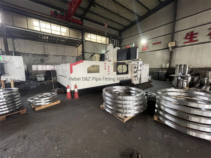 China Manufacturer of ANSI B16.5 Class 150/300/600/900 Forged Carbon/Stainless A105flange Forged Weld Neck Flange Raised Face ANSI B16.5 Big Size ANSI B16.47